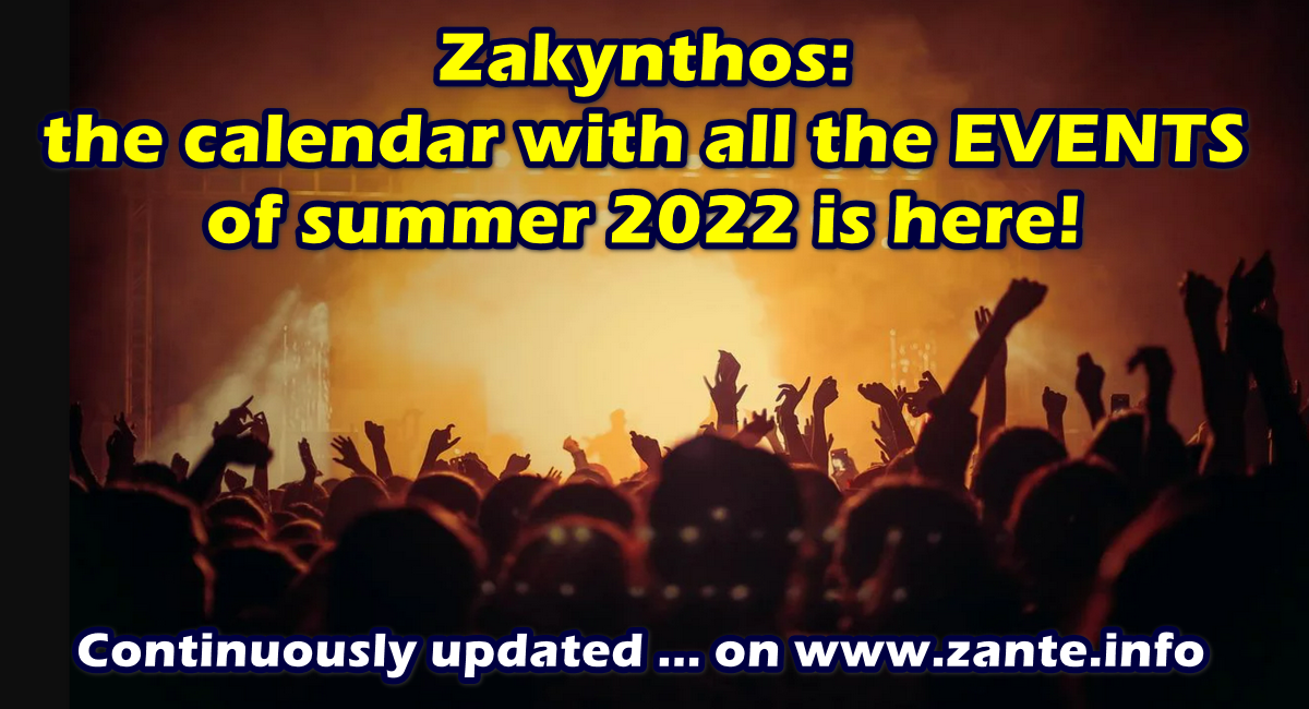 Todos os eventos do verão 2022 em Zakynthos